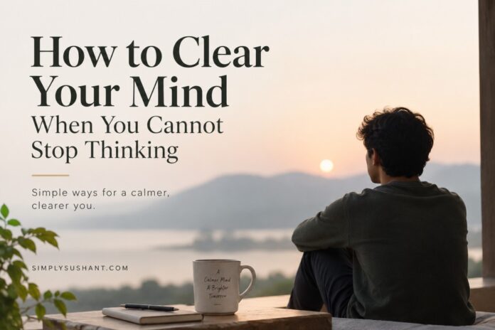 How to Clear Your Mind When You Cannot Stop Thinking How to clear your mind when you cannot stop thinking and reduce repetitive thoughts